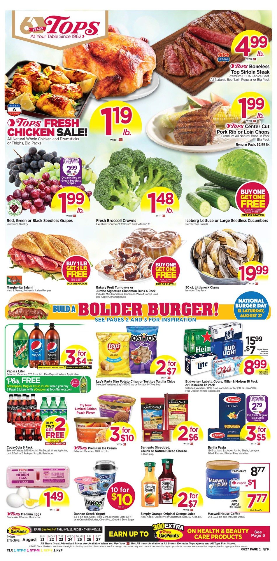 Tops Weekly Ad Aug 21 Aug 27, 2022