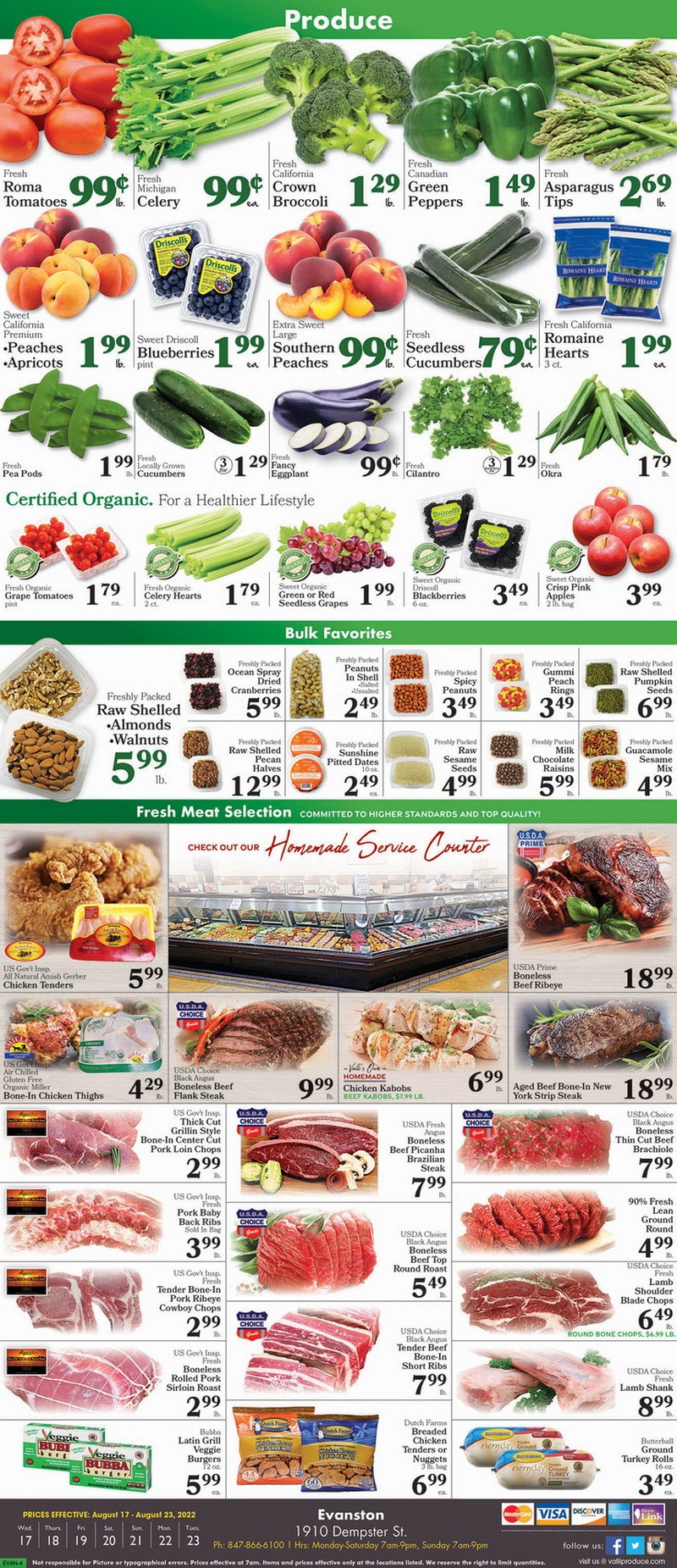 Valli Produce Weekly Ad Aug 17 Aug 23, 2022