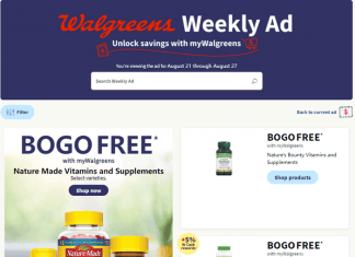 Walgreens Weekly Ad Aug 21 – Aug 27, 2022