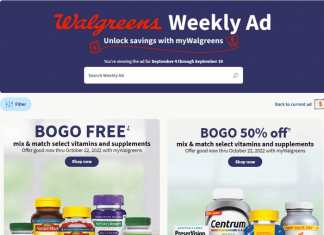 Walgreens Weekly Ad Sep 04 – Sep 10, 2022