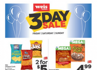 Weis Markets Three Day Ad Aug 12 – Aug 14, 2022