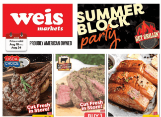 Weis Markets Weekly Sale Aug 18 – Aug 24, 2022