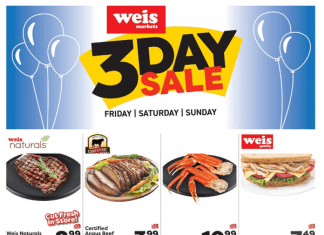 Weis Markets Three Day Ad Aug 26 – Aug 28, 2022