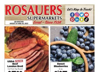 Rosauers Weekly Ad Aug 24 – Aug 30, 2022