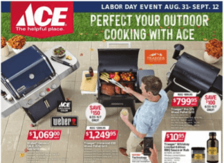 ACE Hardware Labor Day Saving Event Ad Sep 01 – Sep 12, 2022