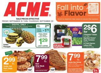 ACME Weeky Ad Sep 16 – Sep 22, 2022
