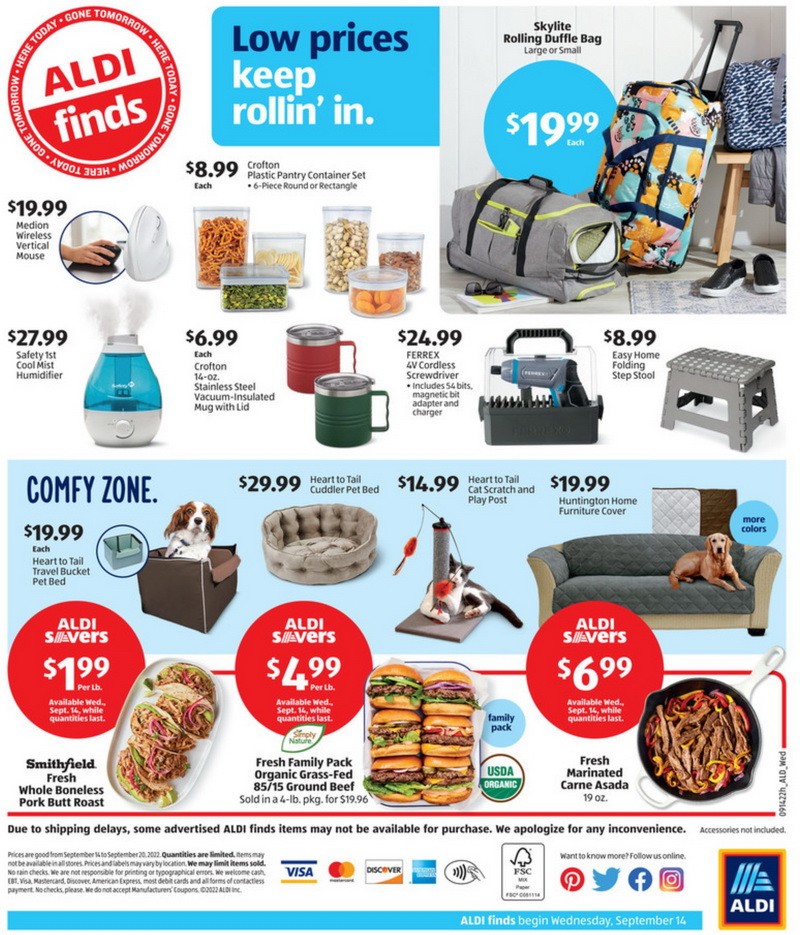 ALDI In-store Ad Sneak Peek Sep 14 – Sep 20, 2022