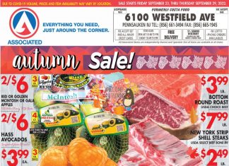 Associated Supermarkets Weekly Sale Sep 23 – Sep 29, 2022