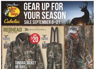 Bass Pro Shops Season Sale Sep 08 – Sep 21, 2022