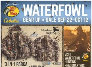 Bass Pro Shops Waterfowl Gear Up Sale Sep 22 – Oct 12, 2022