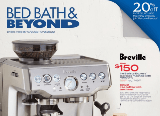 Bed Bath & Beyond Weekly Ad Sep 19 – Oct 02, 2022