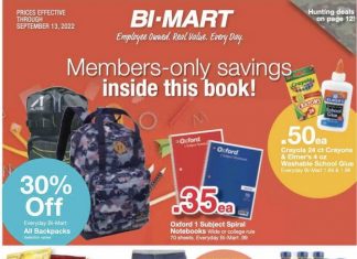 Bi-Mart Member Deals Now Thru Sep 13, 2022