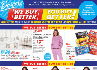 Boscov’s Weekly Ad Sep 29 – Oct 05, 2022