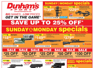 Dunham’s Sports Weekly Ad Sep 10 – Sep 15, 2022
