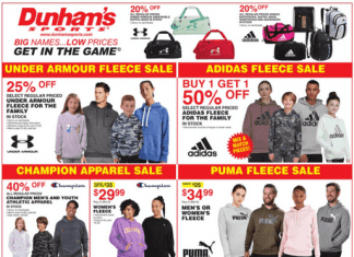 Dunham’s Sports Weekly Ad Oct 01 – Oct 06, 2022