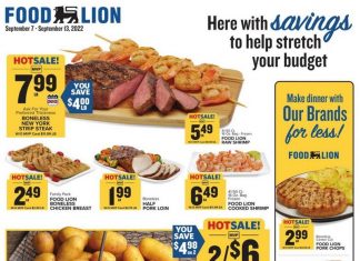 Food Lion Weekly Ad Sep 07 – Sep 13, 2022