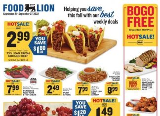 Food Lion Weekly Ad Sep 21 – Sep 27, 2022