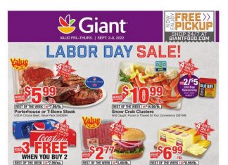 Giant Food Weekly Ad Sep 02 – Sep 08, 2022