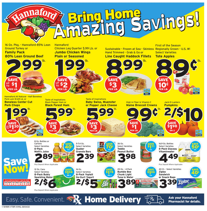 Hannaford Weekly Ad Sep 04 Sep 10, 2022