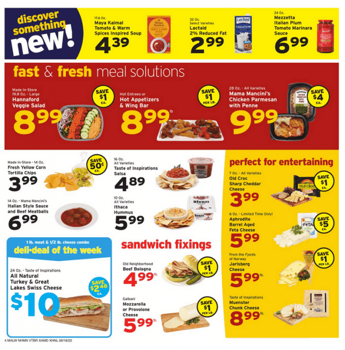 Hannaford Weekly Ad Sep 18 Sep 24, 2022