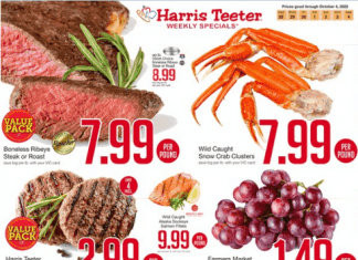 Harris Teeter Weekly Ad Sep 28 – Oct 04, 2022
