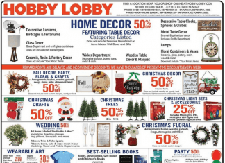 Hobby Lobby Weekly Ad Sep 26 – Oct 01, 2022
