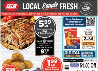 IGA Weekly Ad Sep 07- Sep 13, 2022 (Halloween Promotion Included)