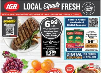 IGA Weekly Ad Sep 14- Sep 20, 2022