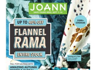 Jo-Ann Weekly Ad Sep 01 – Sep 14, 2022