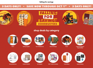 Jo-Ann Weekly Ad Sep 29 – Oct 01, 2022