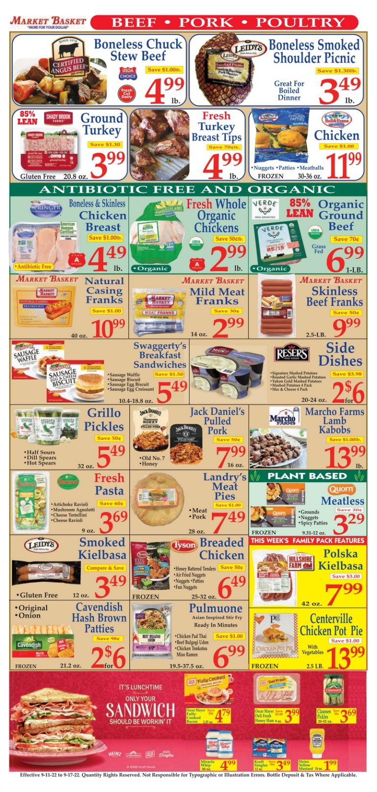 Market Basket Weekly Flyer Sep 11 Sep 17, 2022