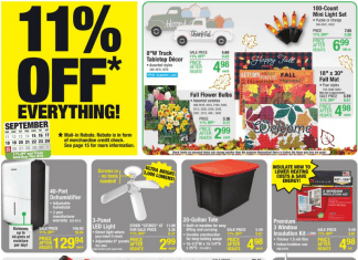 Menards Weekly Ad Sep 15 – Sep 25, 2022