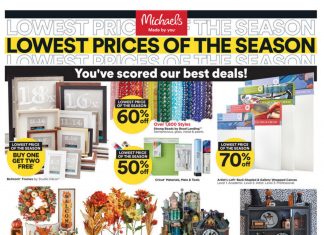 Michaels Weekly Ad Sep 21 – Oct 01, 2022