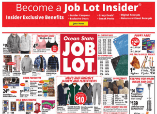 Ocean State Job Lot Weekly Ad Sep 29 – Oct 05, 2022