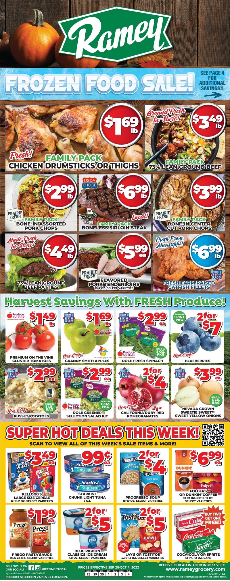 Price Cutter Weekly Ad Sep 28 Oct 04, 2022