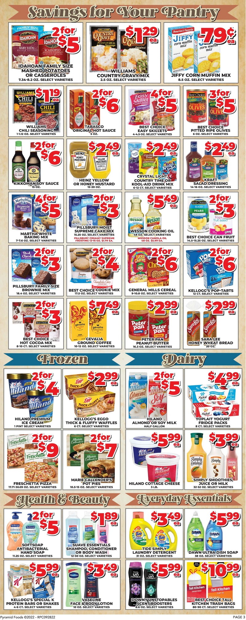 Price Cutter Weekly Ad Sep 28 Oct 04, 2022