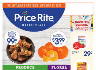 Price Rite Weekly Ad Sep 09 – Sep 15, 2022