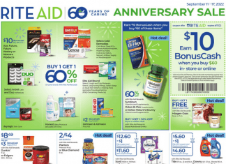 Rite Aid Weekly Ad Sep 11 – Sep 17, 2022