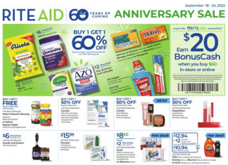 Rite Aid Weekly Ad Sep 18 – Sep 24, 2022