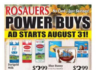 Rosauers Monthly Ad Aug 31 – Sep 27, 2022