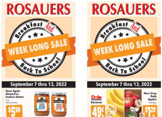 Rosauers Weekly Ad Sep 07 – Sep 13, 2022