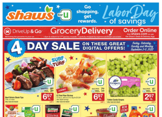 Shaw’s Weekly Ad Sep 02 – Sep 08, 2022