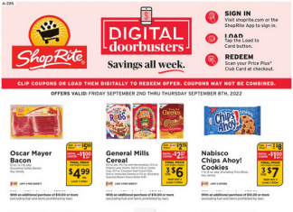 ShopRite Weekly Ad Sep 02 – Sep 08, 2022
