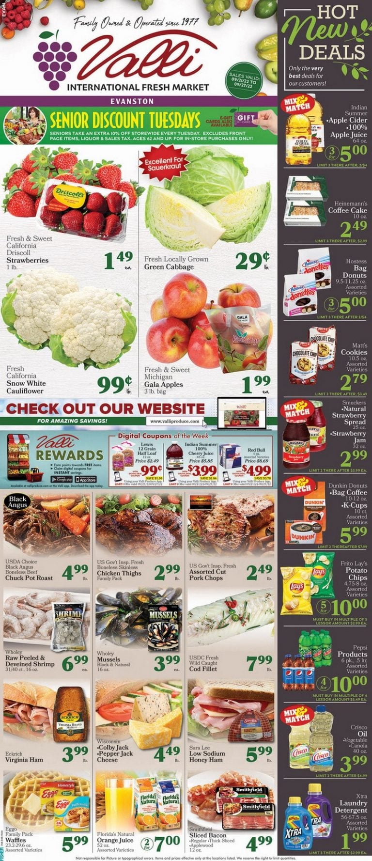 Valli Produce Weekly Ad Sep 21 Sep 27, 2022