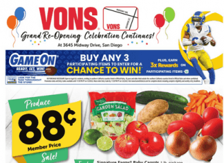 Vons Weekly Ad Sep 21 – Sep 27, 2022