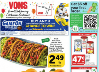 Vons Weekly Ad Sep 28 – Oct 04, 2022