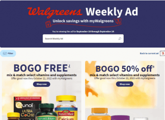Walgreens Weekly Ad Sep 18 – Sep 24, 2022