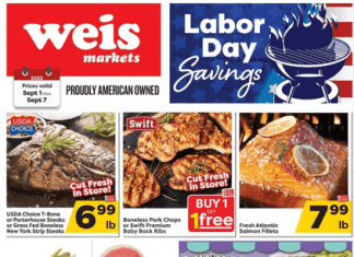 Weis Markets Weekly Sale Sep 01 – Sep 07, 2022