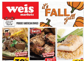 Weis Markets Weekly Sale Sep 22 – Sep 28, 2022