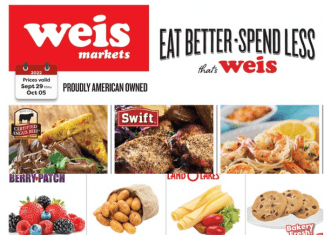 Weis Markets Weekly Sale Sep 29 – Oct 05, 2022